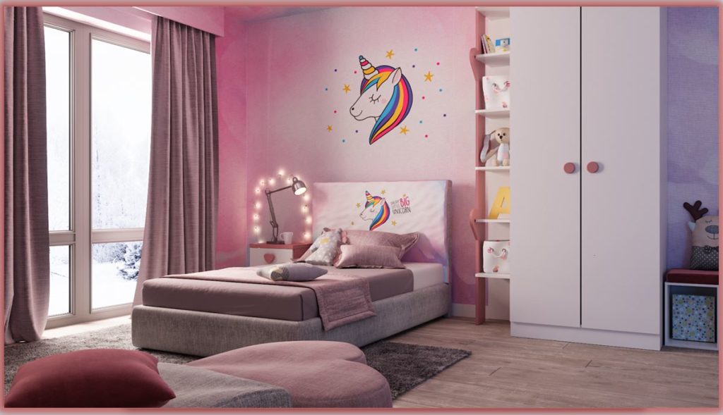 letto unicorno una piazza e mezzo